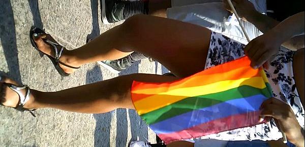  Slim THOTS Flash and Twerk at Pride 2016! Part II